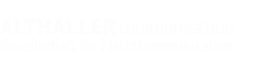 ALTHALLER communication Logo